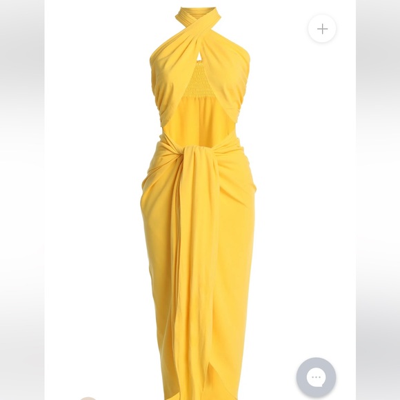 Jlux label YELLOW SAHARA DRESS - Picture 2 of 3